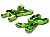 Рычаги нижние (2шт.) (зеленые) для HPI Savage XS Flux