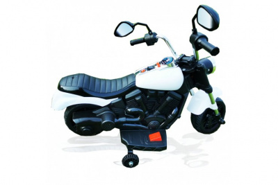 Детский электромотоцикл с надувными колесами