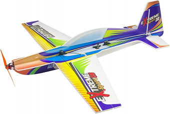 Радиоуправляемый самолет E27 710mm EDGE540 KIT+Motor+Servo+RX444 (15A/2S ESC & DSMX/2)