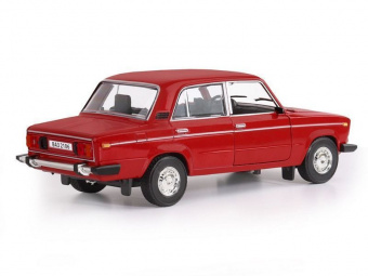 Машина ''АВТОПАНОРАМА'' ВАЗ 2106, 1/22, красный, инерция, в/к 24,5x12,5x10,5 см