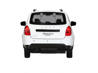 Машина ''АВТОПАНОРАМА'' Яндекс.Такси LADA GRANTA CROSS, белый, 1/24, свет, звук, в/к 24,5*12,5*10,5см