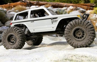 Краулер Axial 1/10 Wraith Spawn 4WD Rock Racer Brushed RTR (белый)