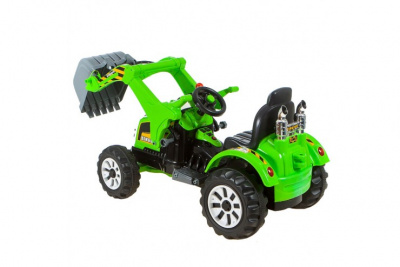 Детский электромобиль трактор на аккумуляторе Зеленый