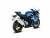 Мотоцикл АВТОПАНОРАМА SUZUKI GSR-R1000, 1/12, металл, синий, свободный ход колес Мотоцикл АВТОПАНОРАМА SUZUKI GSR-R1000, 1/12, металл, синий, свободный ход колес