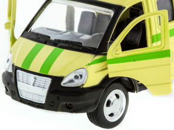 Машина ''АВТОПАНОРАМА'' инерц. ГАЗель (инкасация) 1/50, в/к 14,5*8*5,5 см
