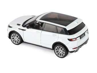 Машина АВТОПАНОРАМА Land Rover Range Rover Evoque HSE 2017, белый, 1/24, в/к 24,5*12,5*10,5 см