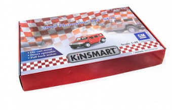 Машинка Kinsmart Hammer H2 SUV 2008 1:40 (инерция) б/к