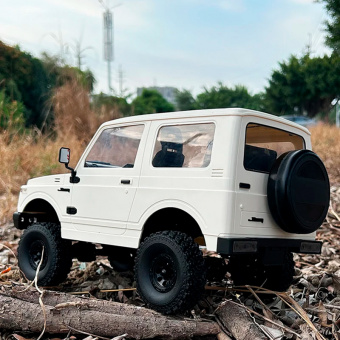 Радиоуправляемая машина WPL Suzuki Jimny (белая) 4WD 2.4G 1/10 RTR