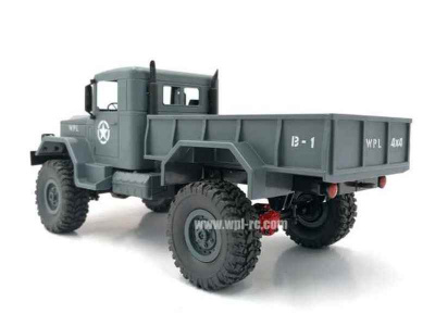 Радиоуправляемая машина WPL военный грузовик (серый) 4WD 2.4G 1/16 KIT