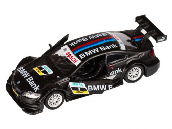 Машина АВТОПАНОРАМА BMW M3, DTM, 1/42, черный, инерция, откр. двери, в/к 17,5*12,5*6,5 см