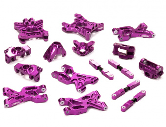 Комплект подвески (фиолетовый) HPI 1/12 Savage XS Flux