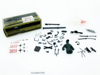 Набор наклеек и аксессуаров для танка Panzer IV F2, неокрашен