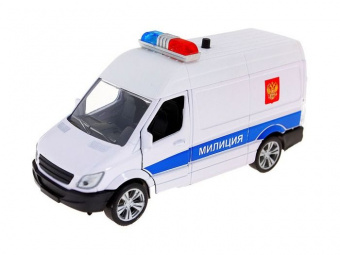 Машина Autotime GERMANY PANEL VAN милиция, звук, свет 1:36