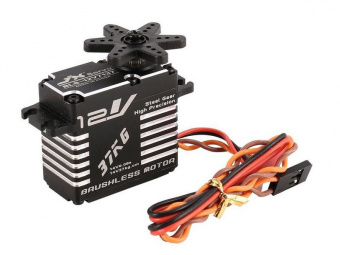 Сервомашинка цифровая JX Servo BLS-12V7137 (71г/37.5/0.08/14.0V) бесколлекторная, Full metal
