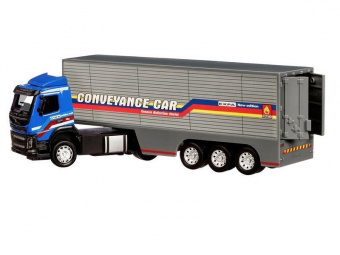 Машина ''АВТОПАНОРАМА'' Volvo, синий, 1/50, свет, звук, в/к 28*14*10 см