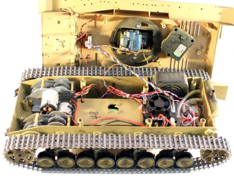 Радиоуправляемый танк Taigen 1:16 Dak PZ.Kpfw. IV Ausf. F-1 Pro 2.4 Ghz (пневмо)
