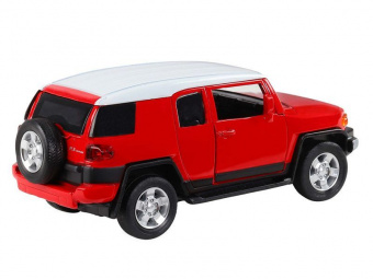 Машина ''АВТОПАНОРАМА'' Toyota FJ Cruiser, красный, 1/32, свет, звук, инерция, в/к 17,5*13,5*9 см