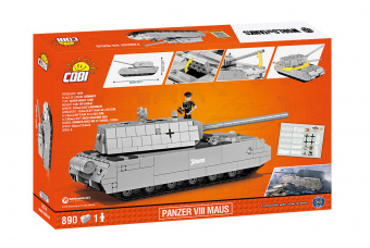 Конструктор COBI Танк Panzer VIII Maus (Маус) COBI-3024