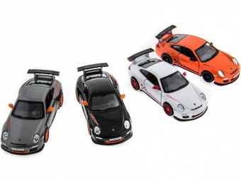 Машина Kinsmart 1:36 Porche 911 GT3 RS 2010 инерция (1/12шт.) б/к