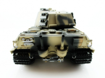 Р/У танк Torro King Tiger (башня Henschel) 1/16 2.4G, ИК-пушка, деревянная коробка