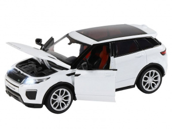 Машина ''АВТОПАНОРАМА'' Range Rover Evoque, белый, 1/32, свет, звук, инерция, в/к 17,5*13,5*9 см
