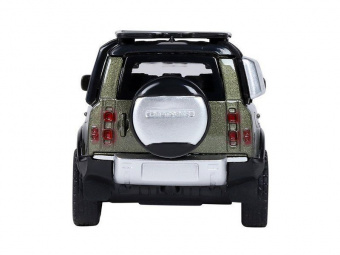 Машина АВТОПАНОРАМА Land Rover Defender 110, 1/43, оливковый, инерция, в/к 17,5*12,5*6,5 см