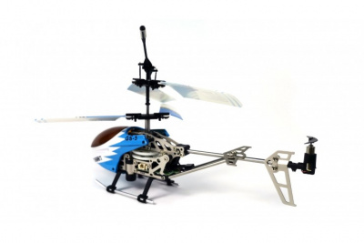 Радиоуправляемый вертолет Gyro JiaYuan Whirly Bird Синий