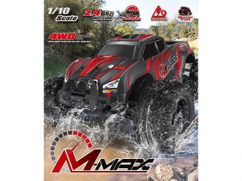 Радиоуправляемый монстр Remo Hobby MMAX PRO (красный) Li-Po 4WD 2.4G 1/10 RTR
