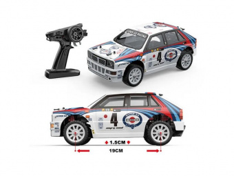 Радиоуправляемая машина для дрифта MJX Hyper Go 14302 Lancia Delta Brushless 4WD 2.4G LED 1/14 RTR