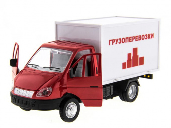 Машина ''АВТОПАНОРАМА'' ГАЗель (грузоперевозки) 1/28, в/к 24*14*12 см