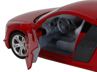 Машина ''АВТОПАНОРАМА'' Audi R8 GT, красный, 1/32, свет, звук, инерция, в/к 17,5*13,5*9 см