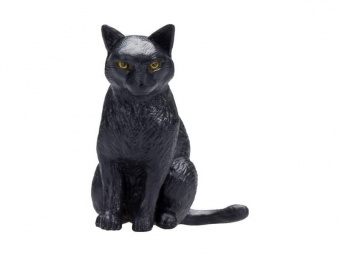 Фигурка KONIK Кошка, черная (сидящая)