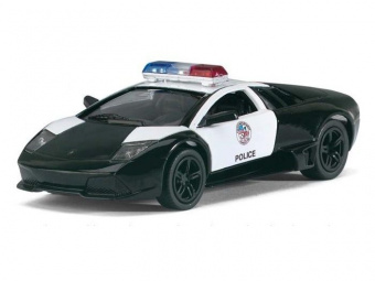 Машина Kinsmart Lamborghini Murcielago LP640 1:36 полиция, инерционная