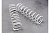 Springs, rear (white) (2)