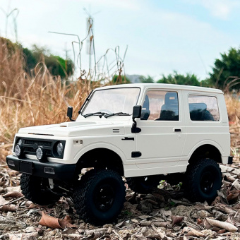 Радиоуправляемая машина WPL Suzuki Jimny (белая) 4WD 2.4G 1/10 RTR