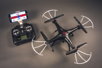 Радиоуправляемый квадрокоптер SYMA X5SW 2.4 Ghz + видеокамера (Wi-Fi) RTF