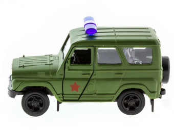 Машина ''АВТОПАНОРАМА'' инерц. УАЗ (армия) 1/50, в/к 12*7*5,5 см