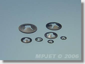 Фиксирующая шайба на ось 1.5 мм, MPJet, 10шт.