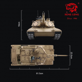Радиоуправляемый танк Heng Long US M1A2 Abrams Ver.6