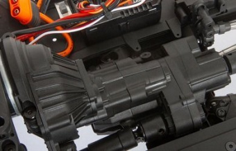 Модель для трофи Axial 1/10 SCX10 III Jeep JT Gladiator Rock Crawler with Portals RTR (серый)