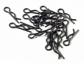 Клипсы кузовные 1/10 (6MM/BLACK) 20шт