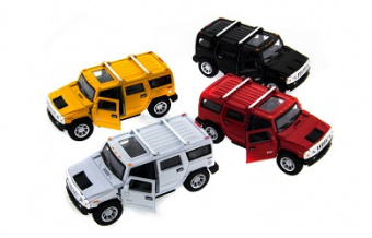 Машинка Kinsmart Hammer H2 SUV 2008 1:40 (инерция) б/к