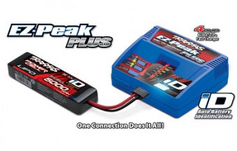 EZ-Peak Plus 4-amp NiMH/LiPo Fast Charger with iD™ Auto Battery Identification