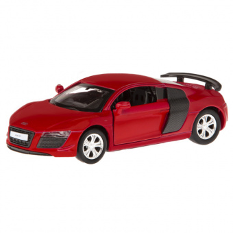 Машина АВТОПАНОРАМА Audi R8 GT, красный, 1/43, инерция, откр. двери, в/к 17,5*12,5*6,5 см