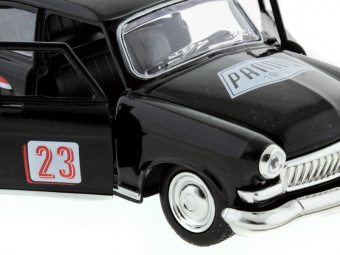 Машина ''АВТОПАНОРАМА'' инерц. ГАЗ-21 (ралли) 1/43, в/к 14*7*5,5 см