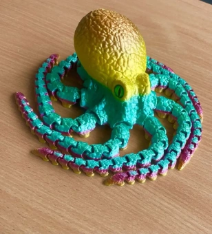 Осьминог 3D, 41см