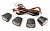 Realistic Spot Light (4) Set w/ LED for 1/10 & 1/8 Scale