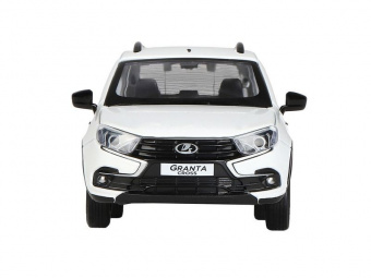 Машина ''АВТОПАНОРАМА'' Яндекс.Такси LADA GRANTA CROSS, белый, 1/24, свет, звук, в/к 24,5*12,5*10,5см