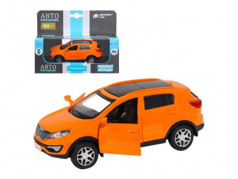 Машина ''АВТОПАНОРАМА'' KIA SPORTAGE R, оранжевый, 1/39, инерция, в/к 17,5*12,5*6,5 см