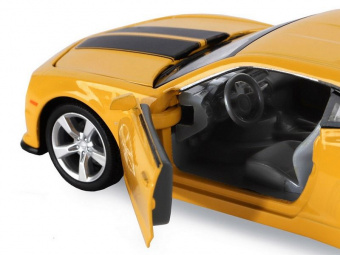 Машина ''АВТОПАНОРАМА'' Chevrolet Camaro SS, желтый, 1/32, свет, звук, инерция, в/к 17,5*13,5*9 см